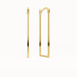 Rectangle Hoop Earrings