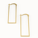 Rectangle Hoop Earrings