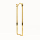 Rectangle Hoop Earrings