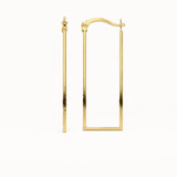 Rectangle Hoop Earrings