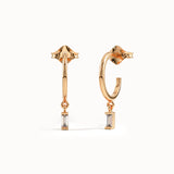Baguette Lab Diamond Hoops for Women - BRENNMORE 