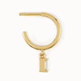 Baguette Lab Diamond Hoops - BRENNMORE