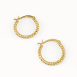 Small Rope Hoop Earrings