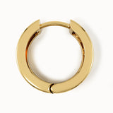 Star Dome Hoop Earrings
