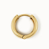 Plain Dome Hoop Earrings - BRENNMORE