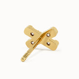 X Cross Stud Earrings