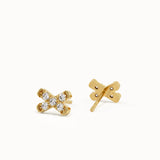 X Cross Stud Earrings