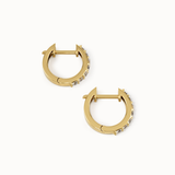 Pave Lab Diamond Hoops for Women