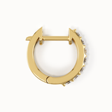 Pave Lab Diamond Hoops for Women