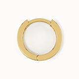 Channel Set Hoop Earrings