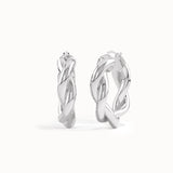 14k Gold Twist Rope Earrings - BRENNMORE 