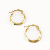 Geometric Hoop Earring