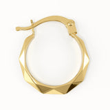 Geometric Hoop Earring