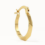 Geometric Hoop Earring
