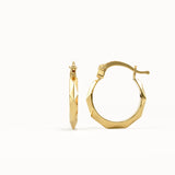 Geometric Hoop Earring