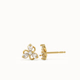 Pear Flower Stud Earrings