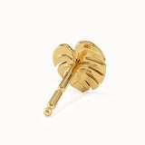 Palm Leaf Stud Earrings