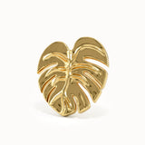 Palm Leaf Stud Earrings
