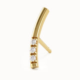 Slim Line Stud Earrings