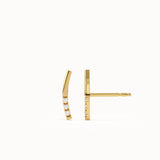 Slim Line Stud Earrings