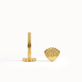 Gold SeaShell Piercing Earrings - BRENNMORE 