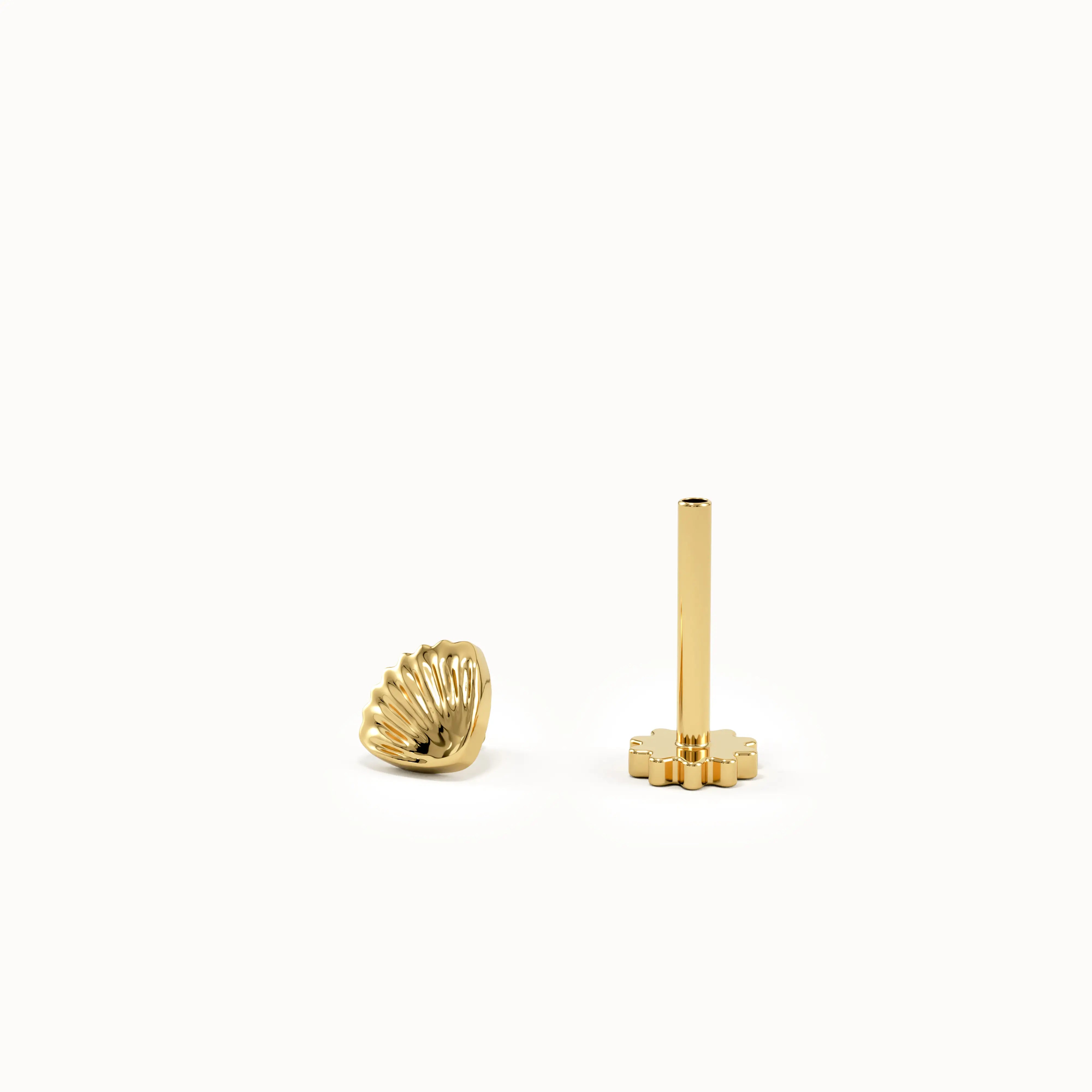 Gold Sea Shell Piercing - BRENNMORE