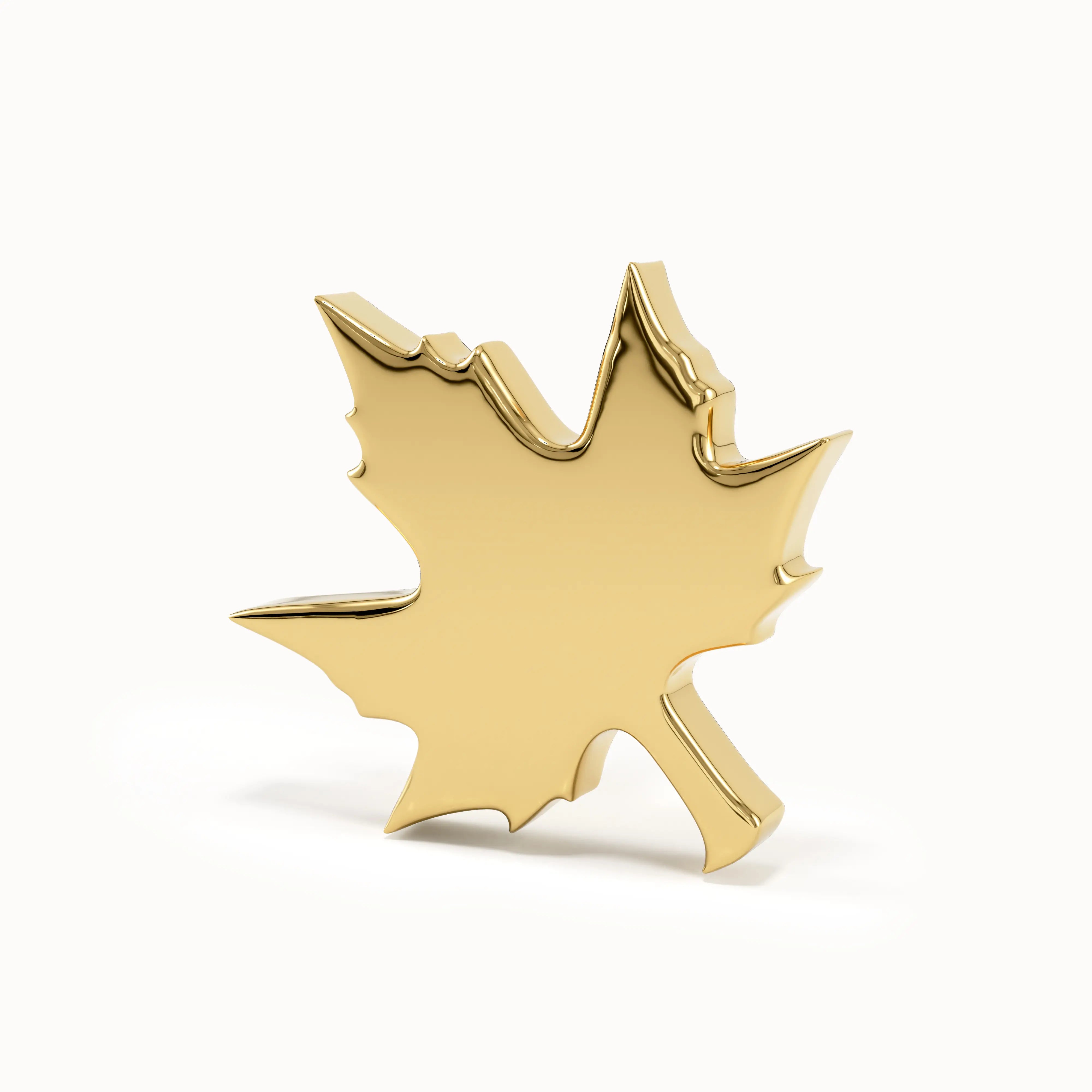 Gold Maple Leaf Piercing - BRENNMORE