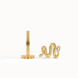 Gold Snake Piercing for Women - BRENNMORE 