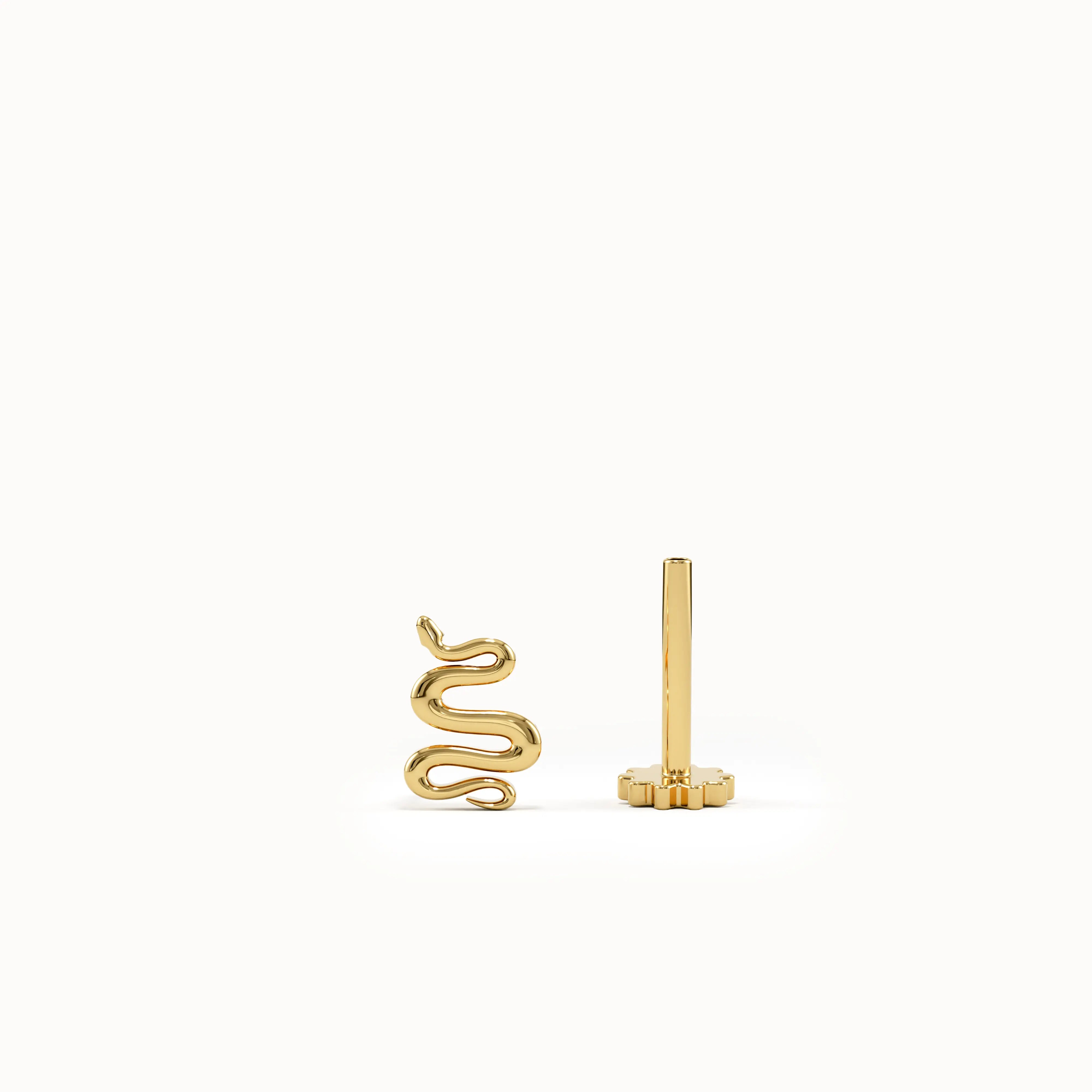 Gold Snake Piercing brennmore