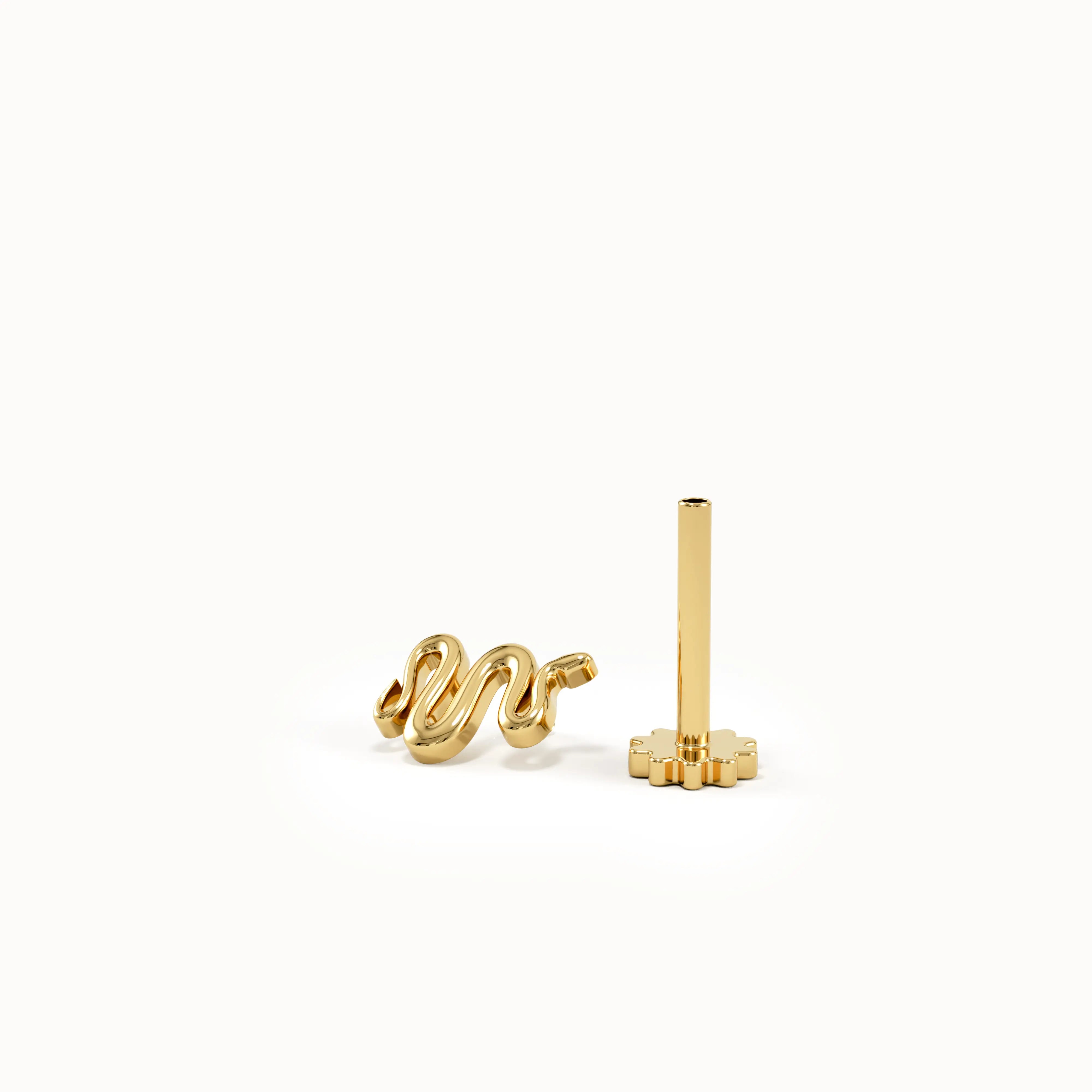 Gold Snake Piercing brennmore