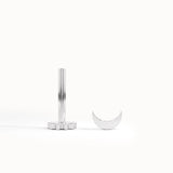 Gold Moon Piercing Earrings - BRENNMORE 