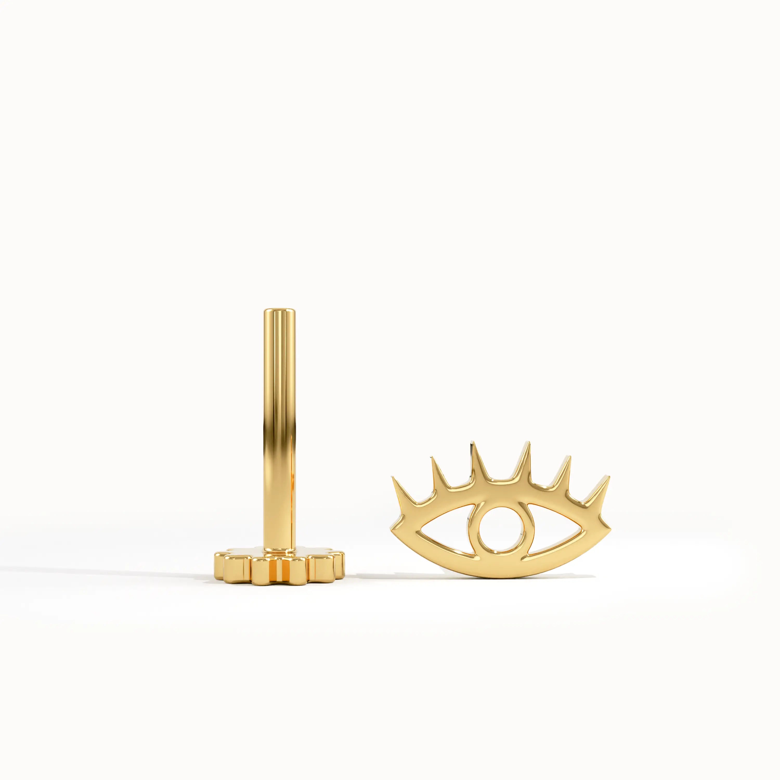 Gold Evil Eye Piercing for Women - BRENNMORE 