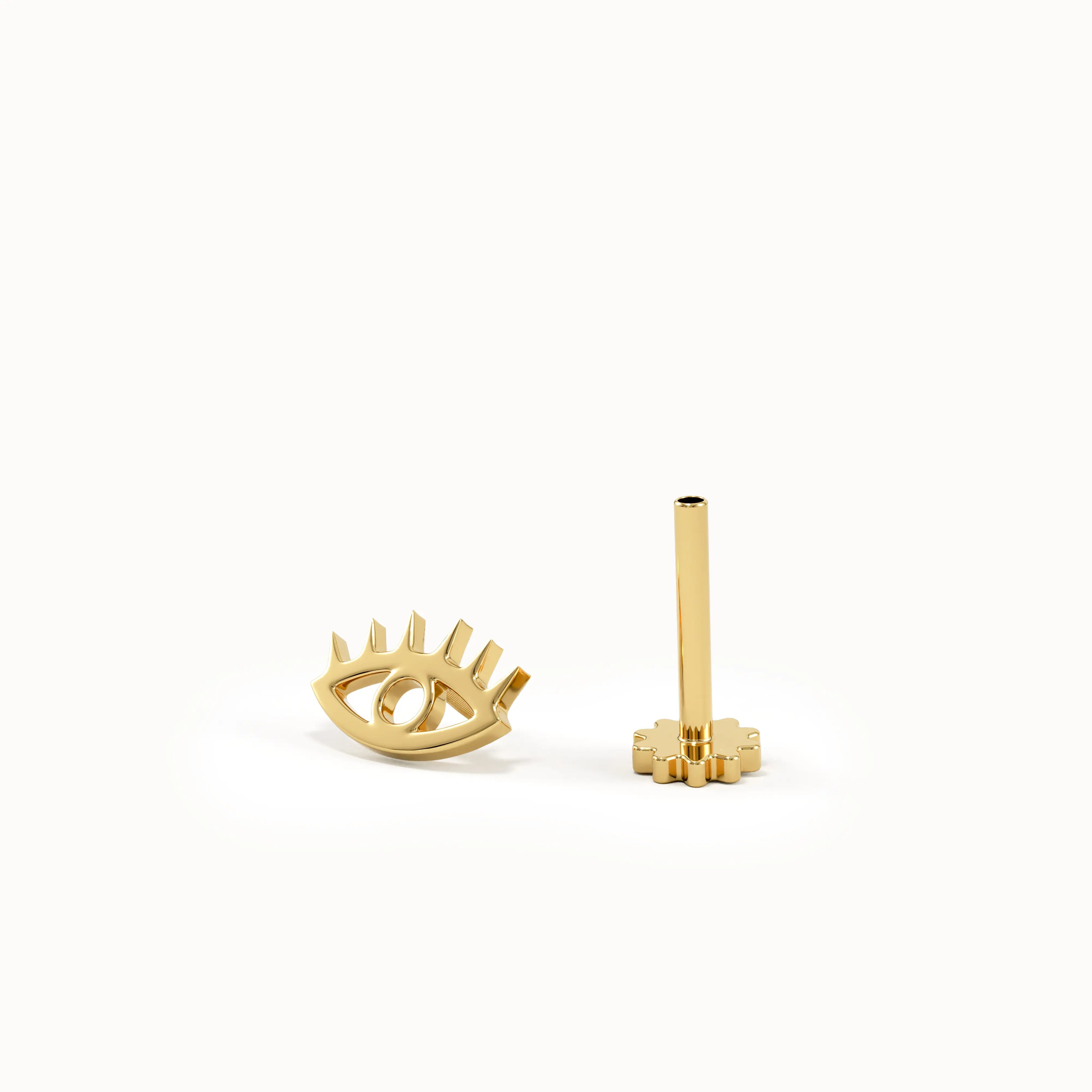 Gold Evil Eye Piercing - BRENNMORE
