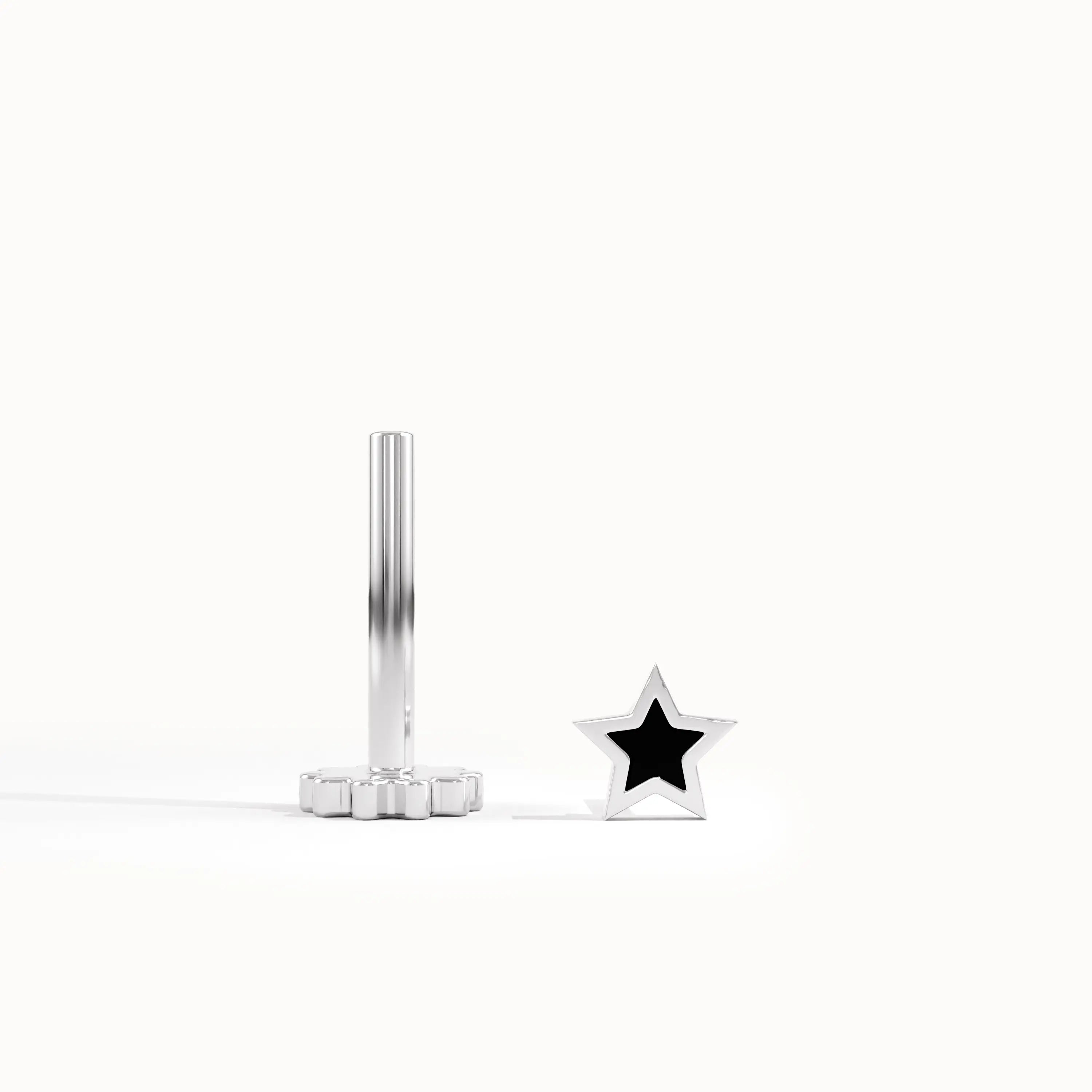 Gold Star Piercing Studs for Women - BRENNMORE 