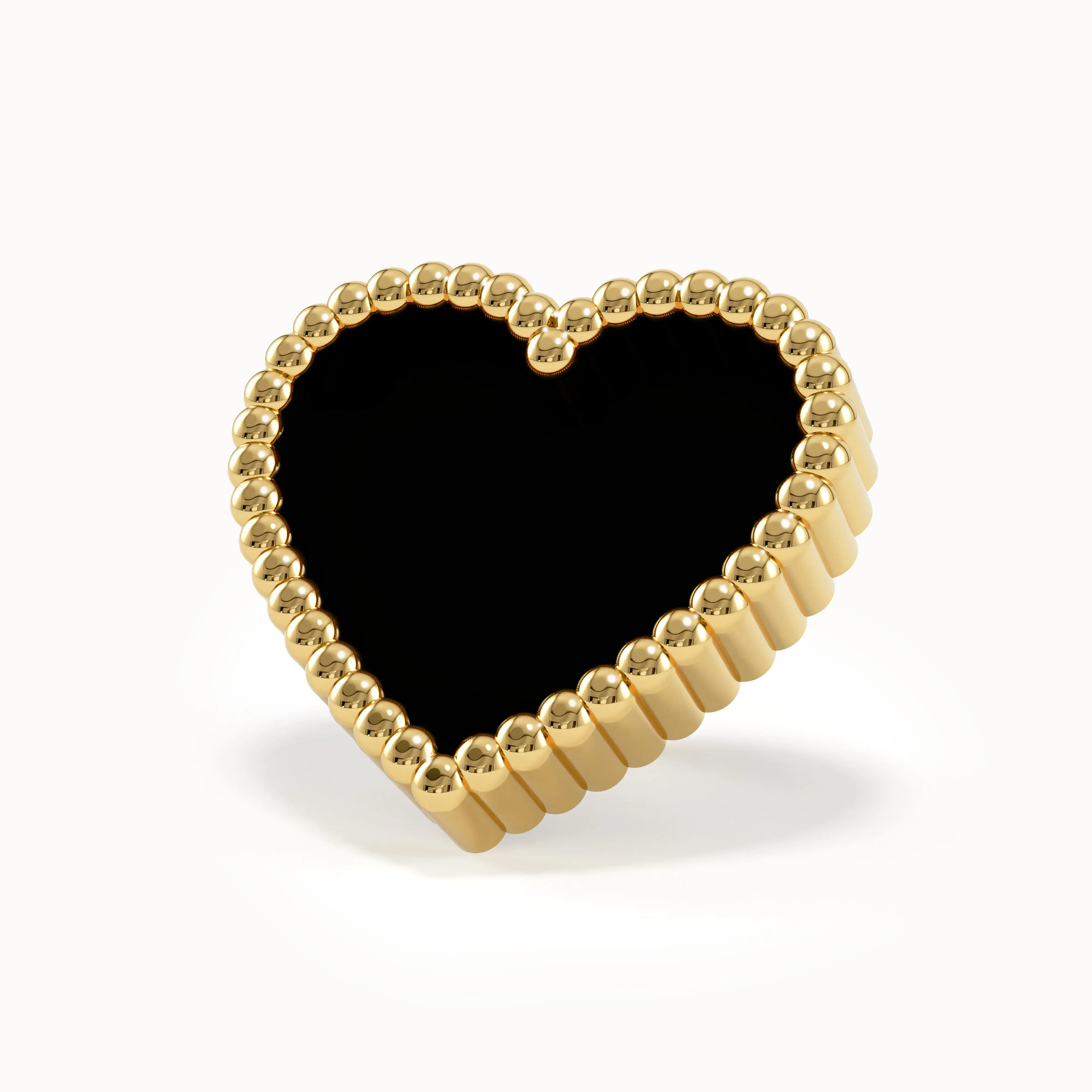 Gold Heart Piercing - BRENNMORE
