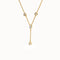 Womens Lab Diamond Lariat Necklace - BRENNMORE 