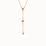 14k Gold Y Drop Necklace for Women - BRENNMORE 