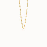 Textured Chain Necklace in 14k Gold - BRENNMORE 