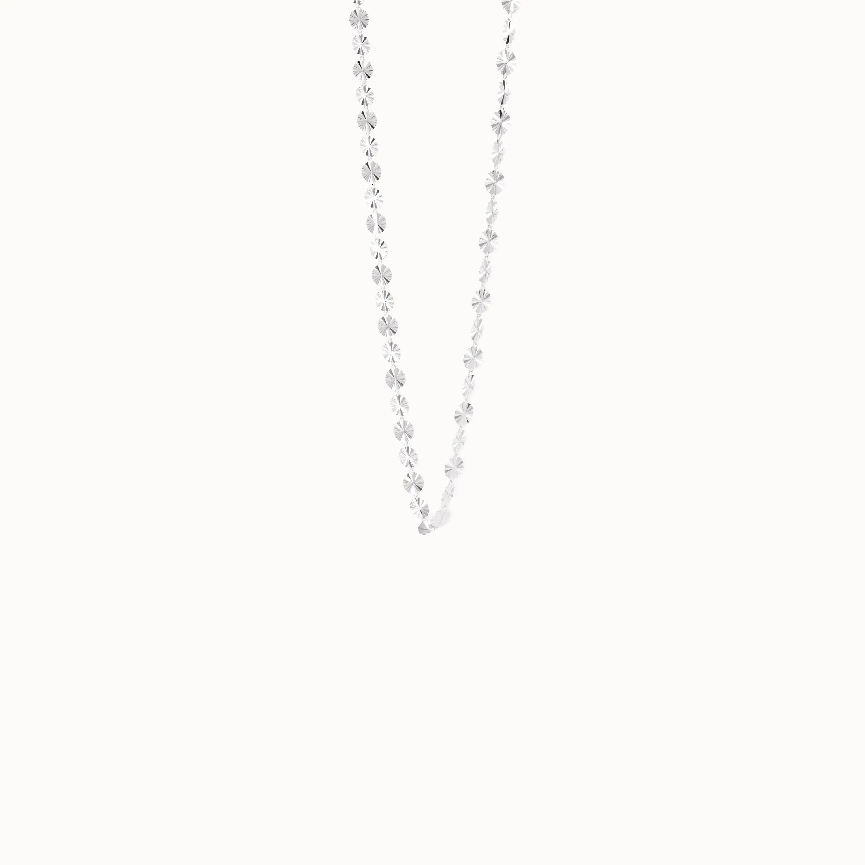Textured Chain Necklace in 14k Gold - BRENNMORE 