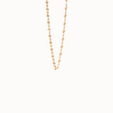 Textured Chain Necklace in 14k Gold - BRENNMORE 