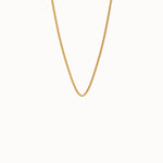 Wheat Chain Necklace in Gold - BRENNMORE 