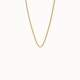 Wheat Chain Necklace in Gold - BRENNMORE 