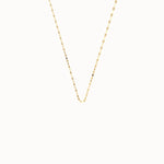 Lip Chain Necklace in Gold - BRENNMORE 