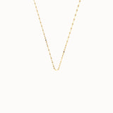 Lip Chain Necklace in Gold - BRENNMORE 