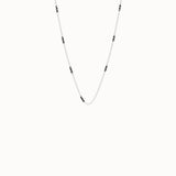 Mixed Metal Bar Chain Necklace - BRENNMORE 