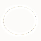 Mixed Metal Bar Chain Necklace brennmore