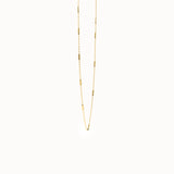 Bar Chain Necklace in Gold brennmore