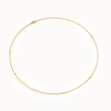 Bar Chain Necklace in Gold brennmore