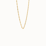 14k Solid Gold Dot Chain Necklace