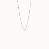 14k Solid Gold Dot Chain Necklace - BRENNMORE 